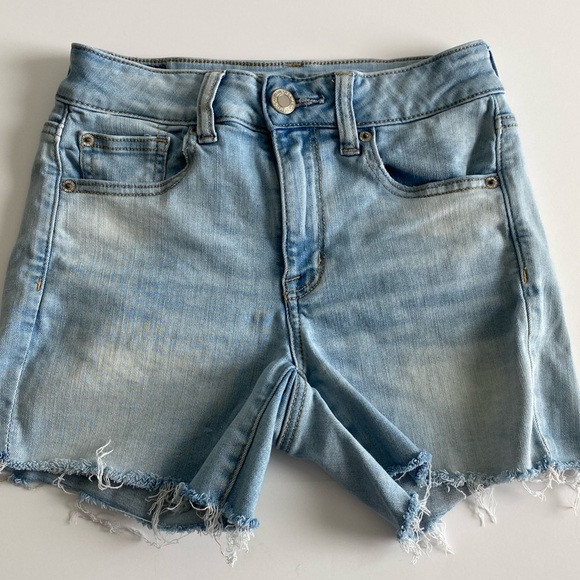 AMERICAN EAGLE HIGH RISE SHORTIE - Picture 8 of 8